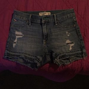 Abercrombie Kids medium washed jean shorts